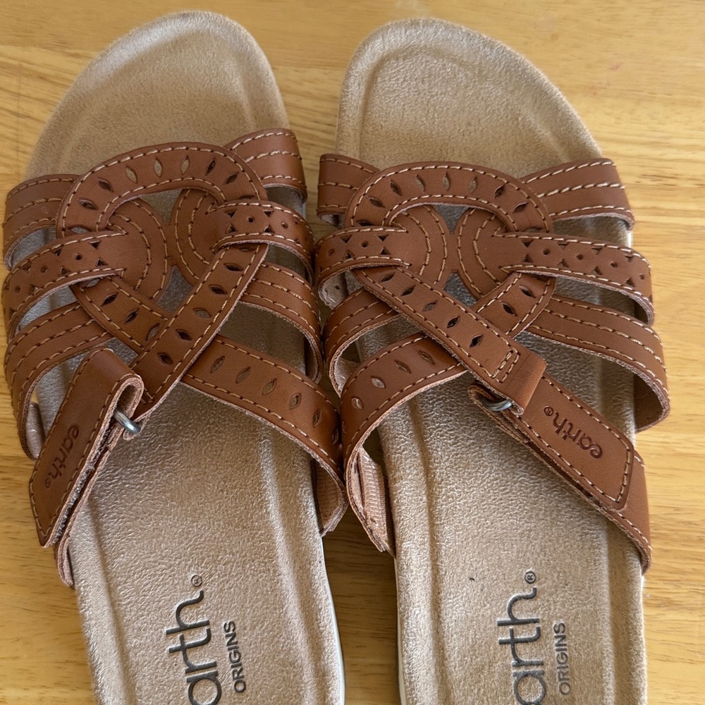Earth Origins Sassoni Womens Sandals Size 7 Brown - Picture 6 of 16